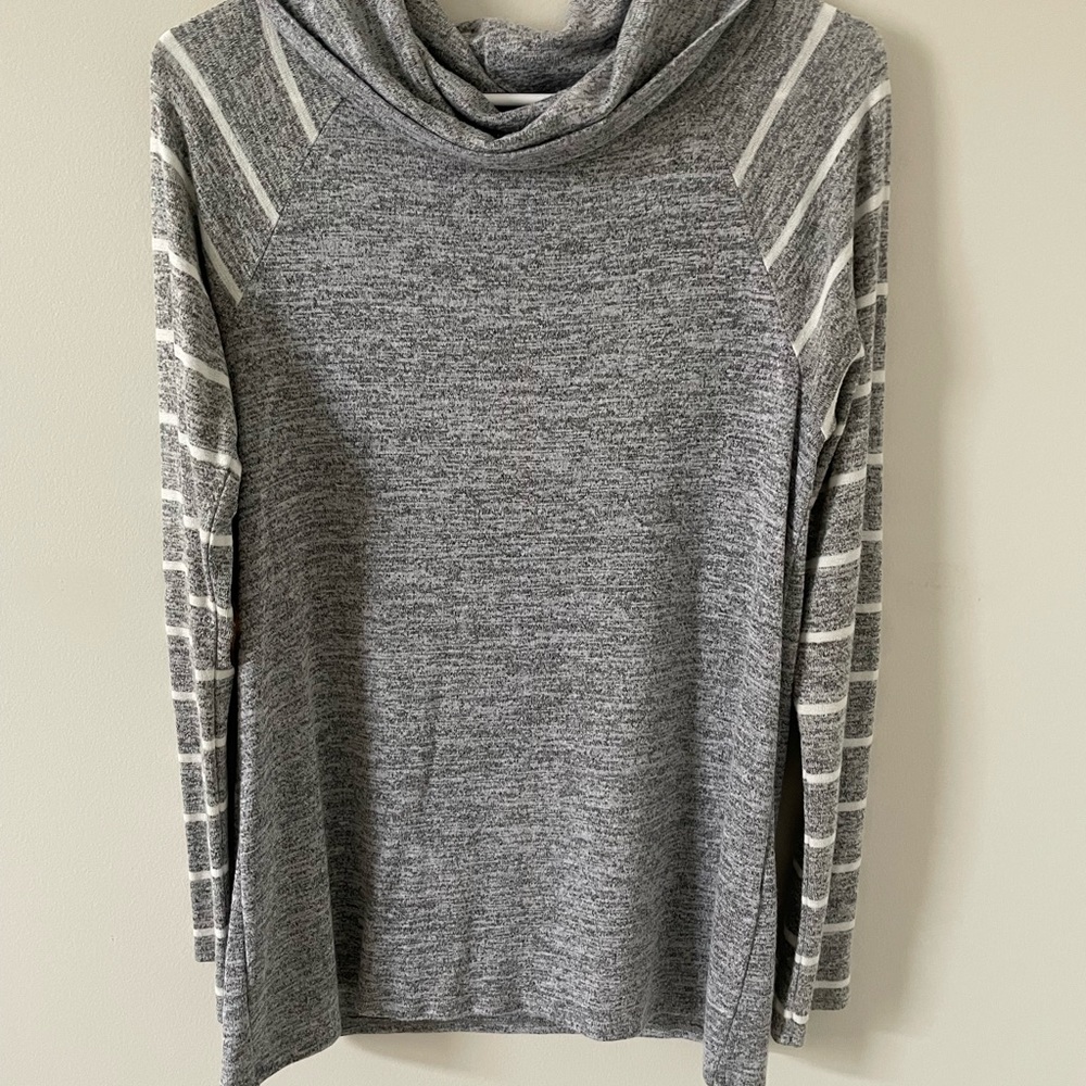 Comfy gray striped long sleeve shirt from Stitch Fix